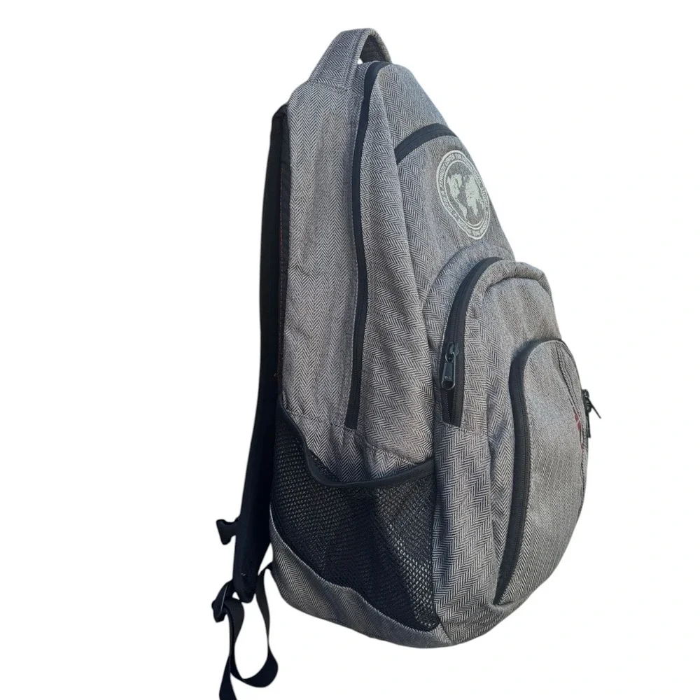 Dakine BYU David M Kennedy Center Backpack Gray Herringbone Laptop Bag